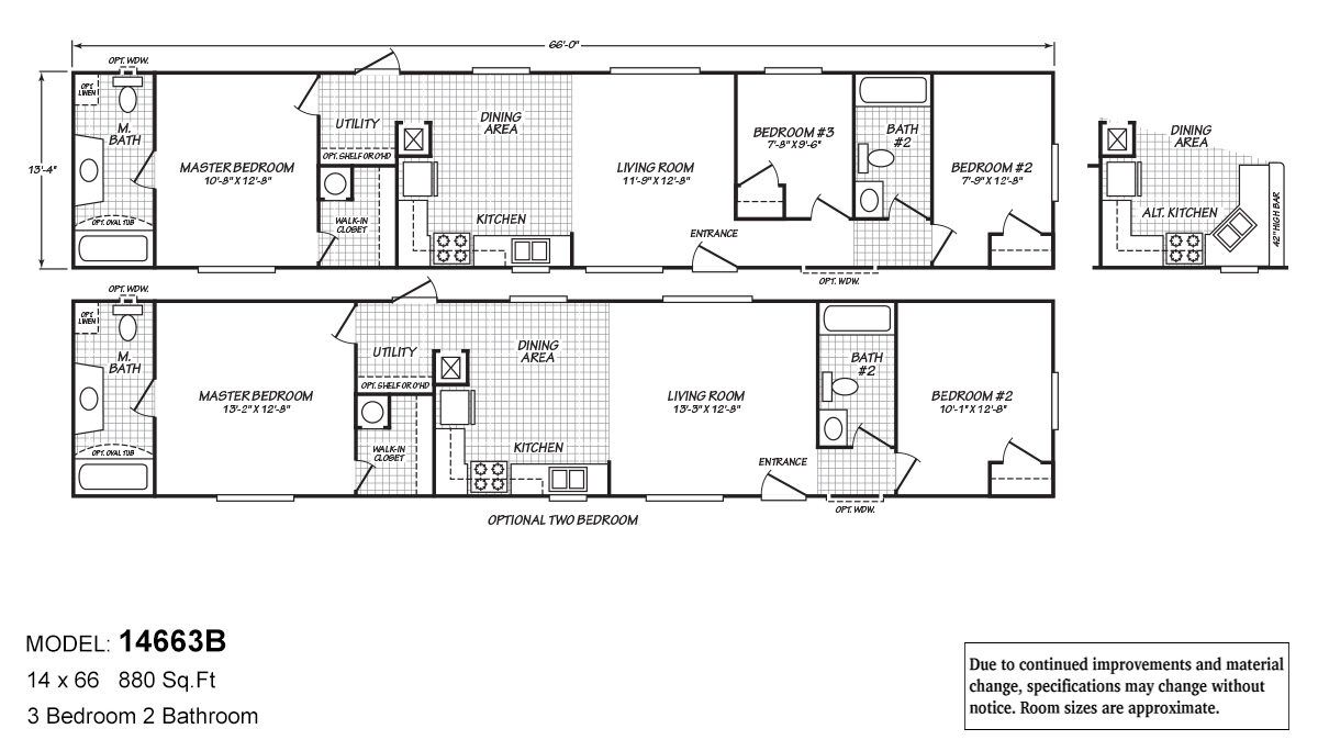 Broadmore 14663B-2 original floor plan