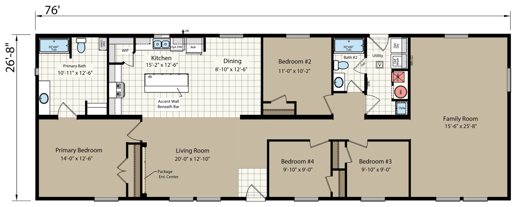 DreamWorks DW4764F default floor plan diagram
