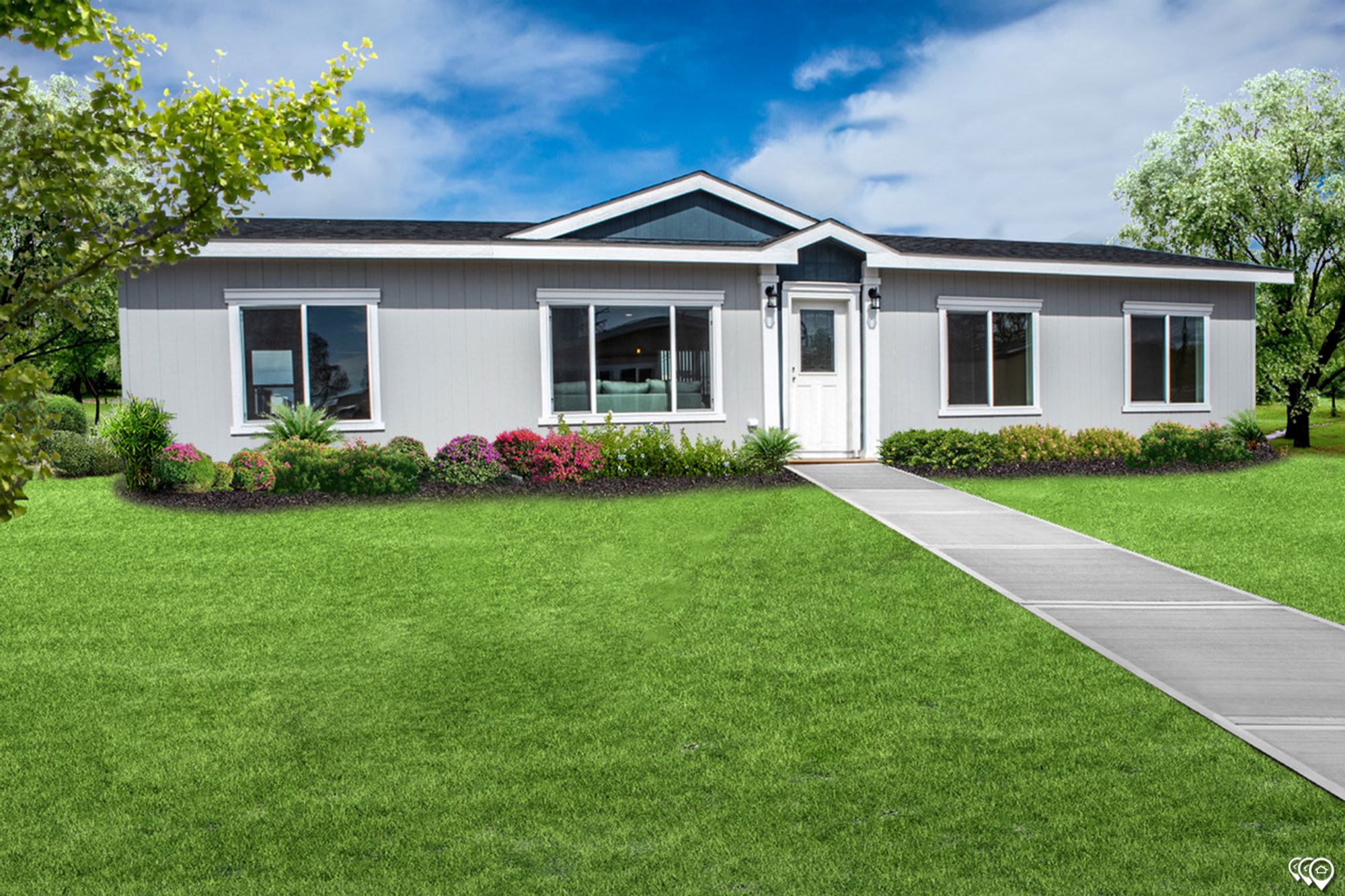 Long single-story house option