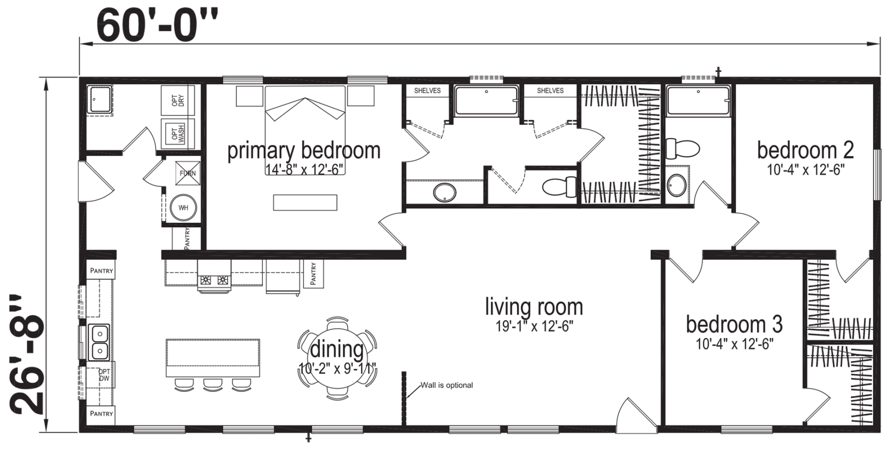 Noble N09 standard floor plan