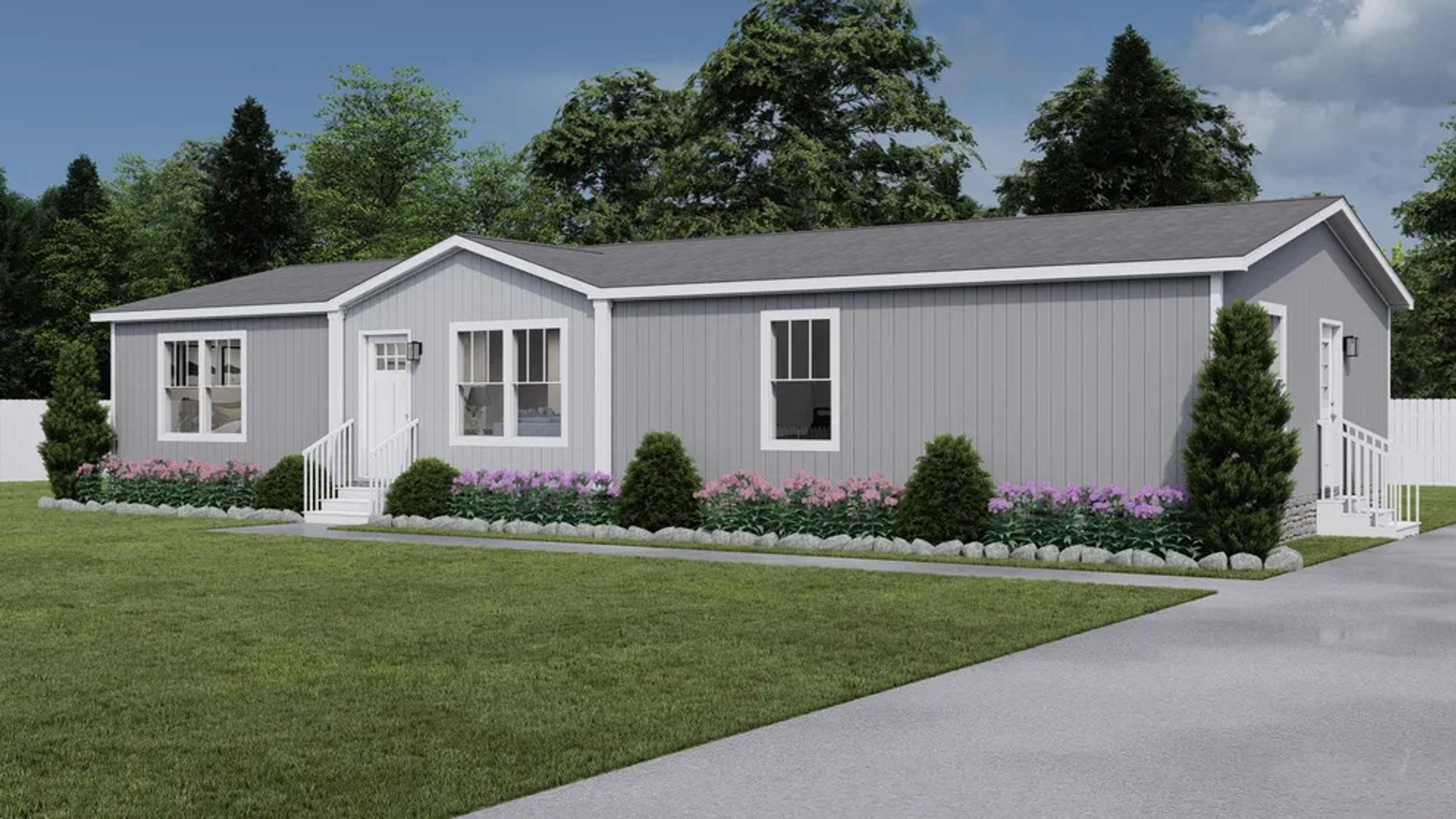 Long single-story house option