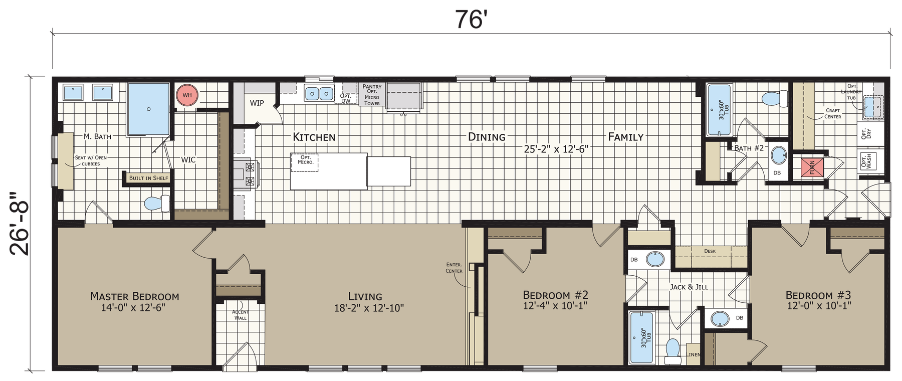 Catena CT4763B default floor plan diagram