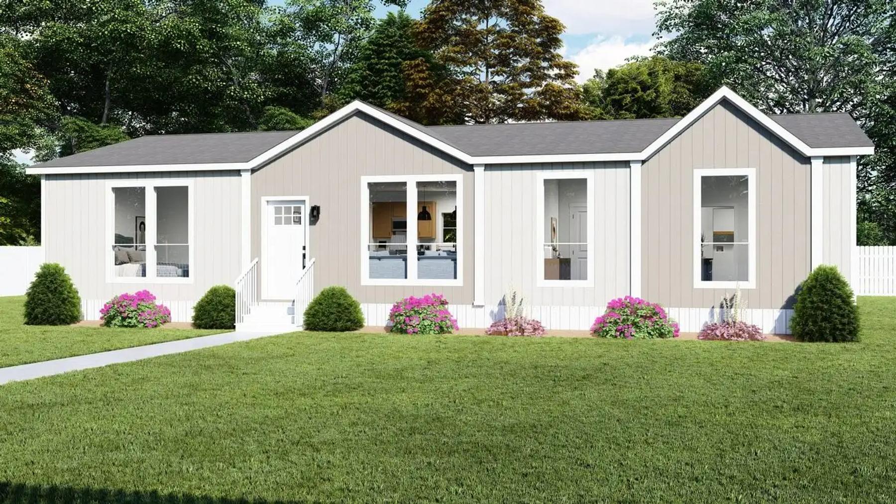 Long single-story house option
