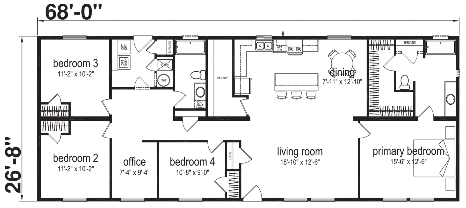 Noble N11 standard floor plan