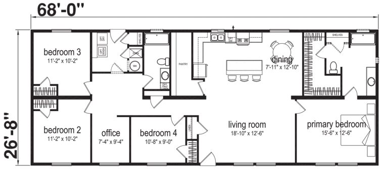 Noble N11 standard floor plan