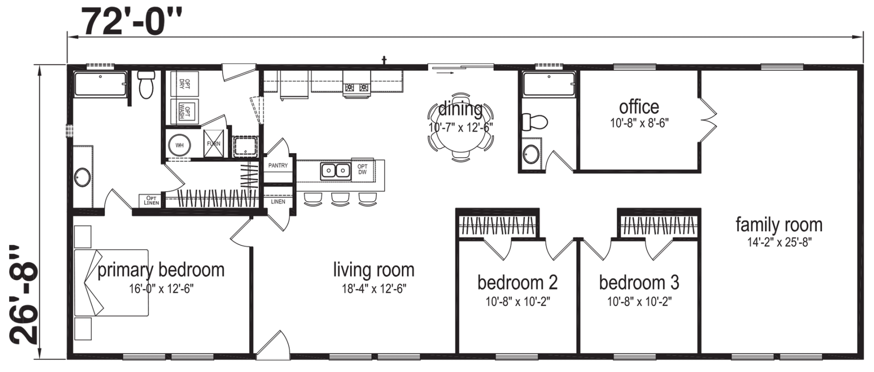 Noble N12 default floor plan diagram