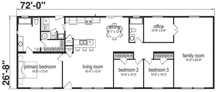 Noble N12 default floor plan diagram