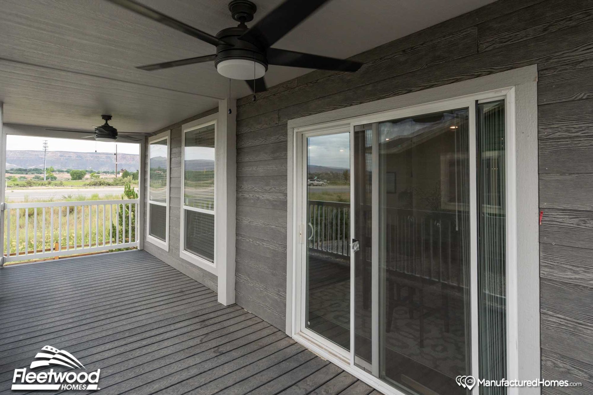 Large deck area