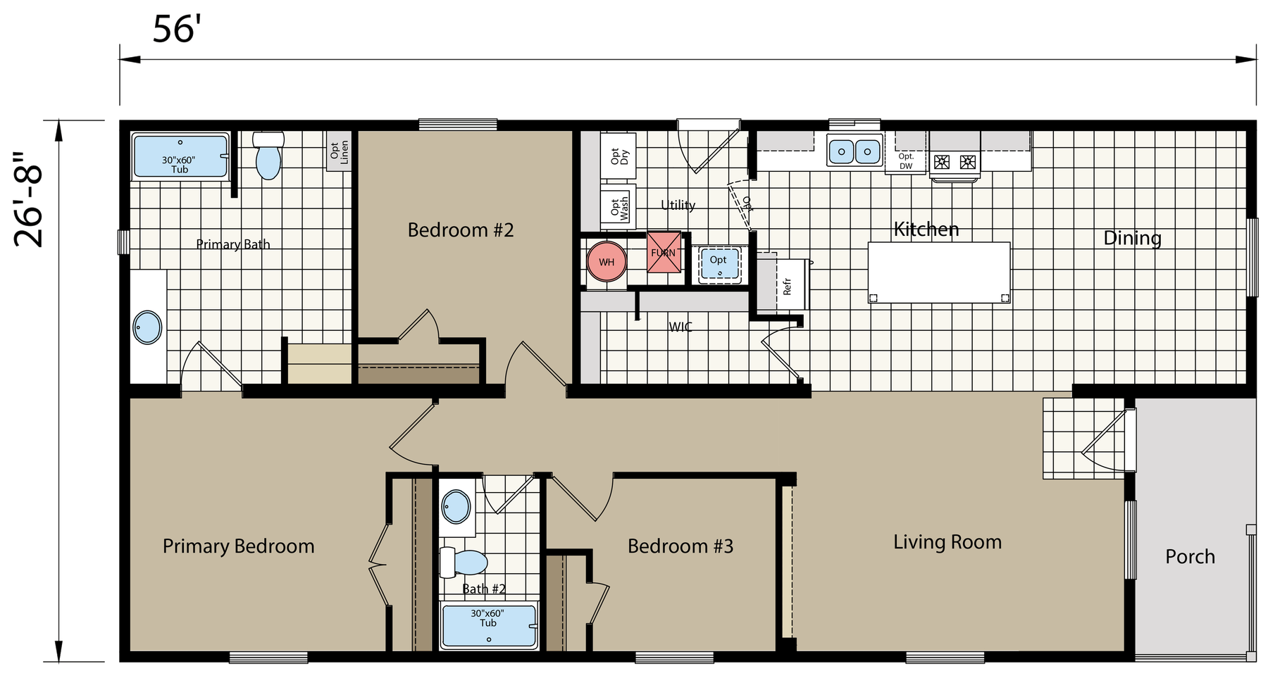 DreamWorks DW4563D floor plan