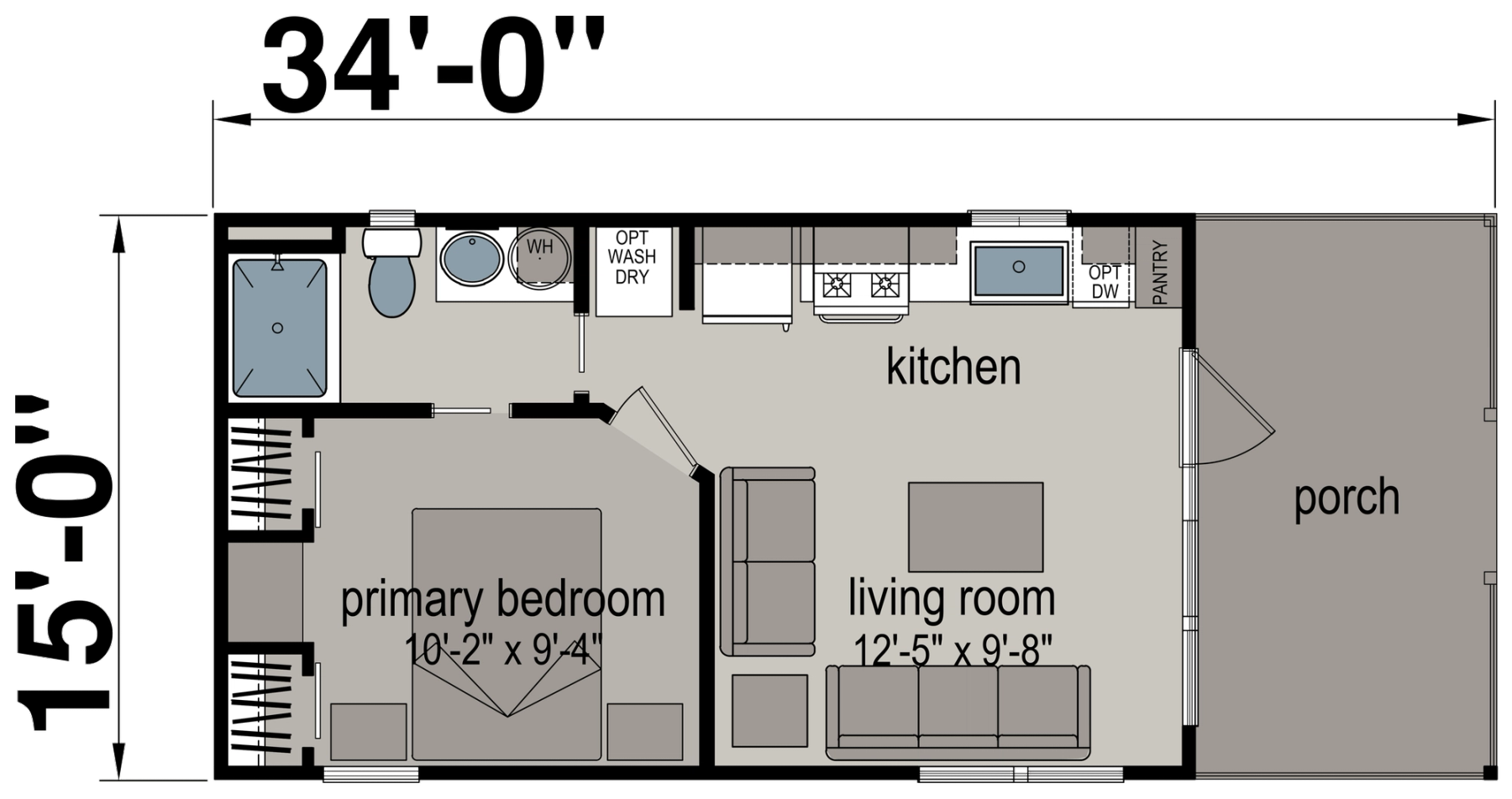 PM 522 default floor plan diagram
