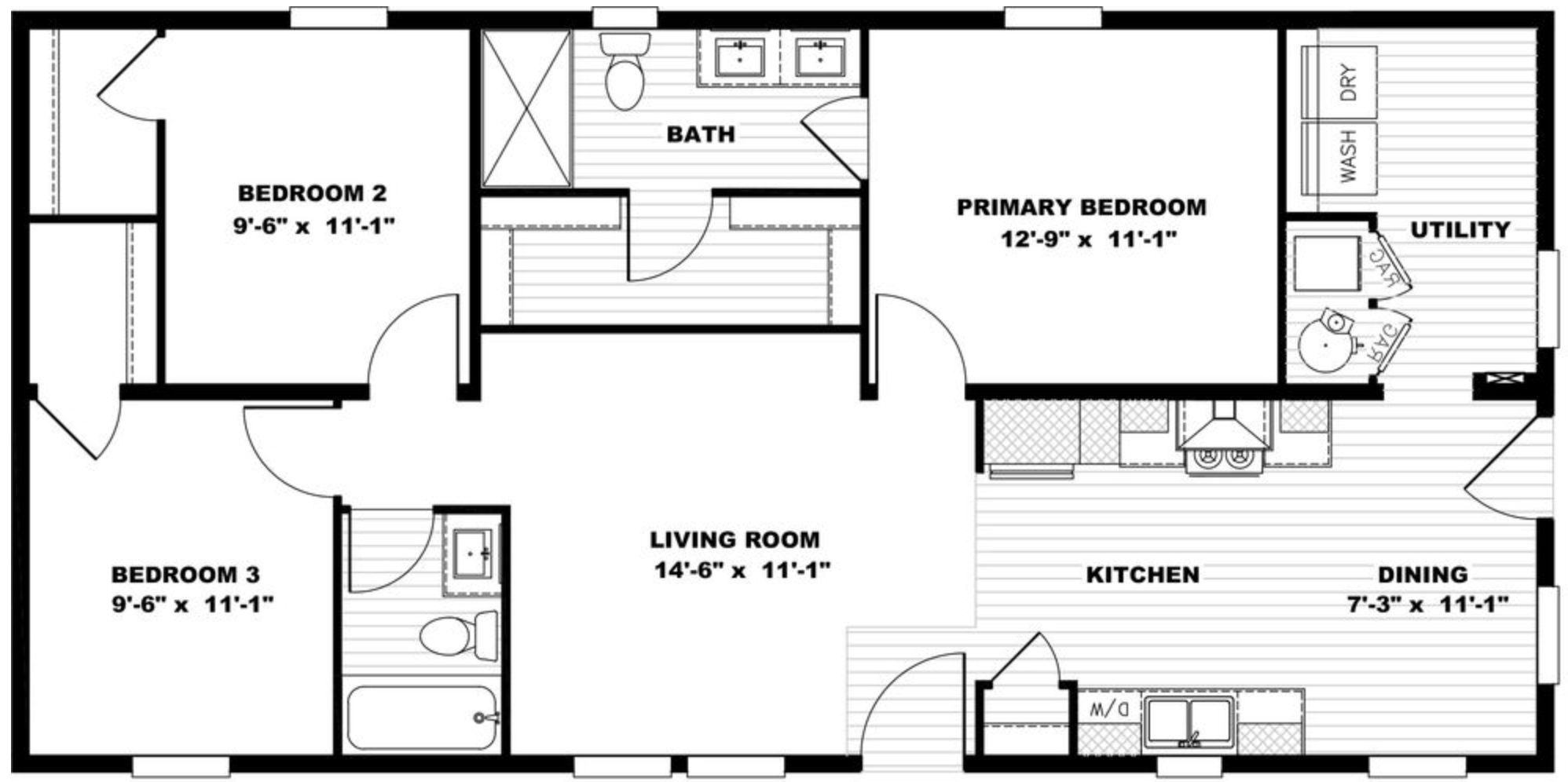 Here Comes the Sun 24483AH original floor plan