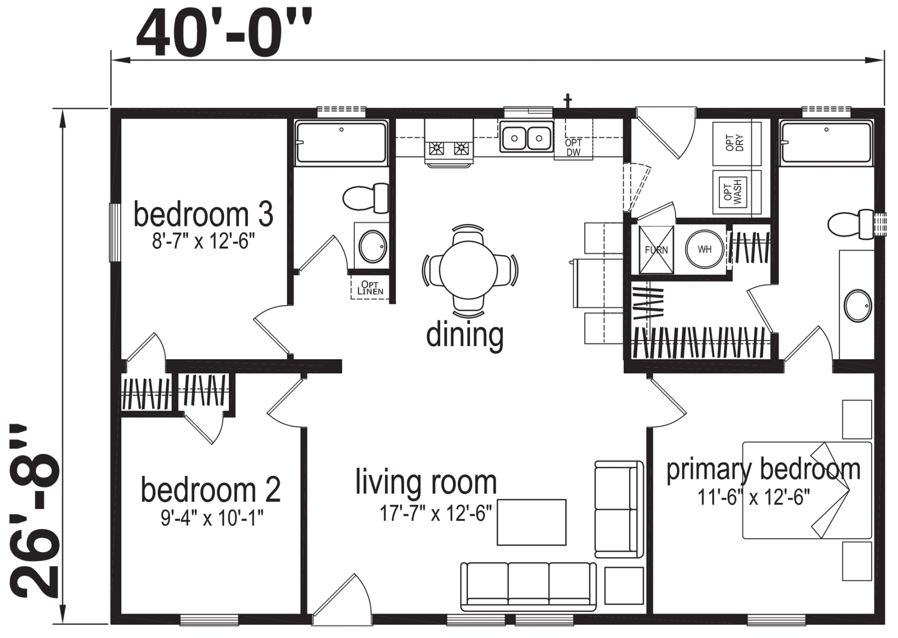 Noble N02 standard floor plan