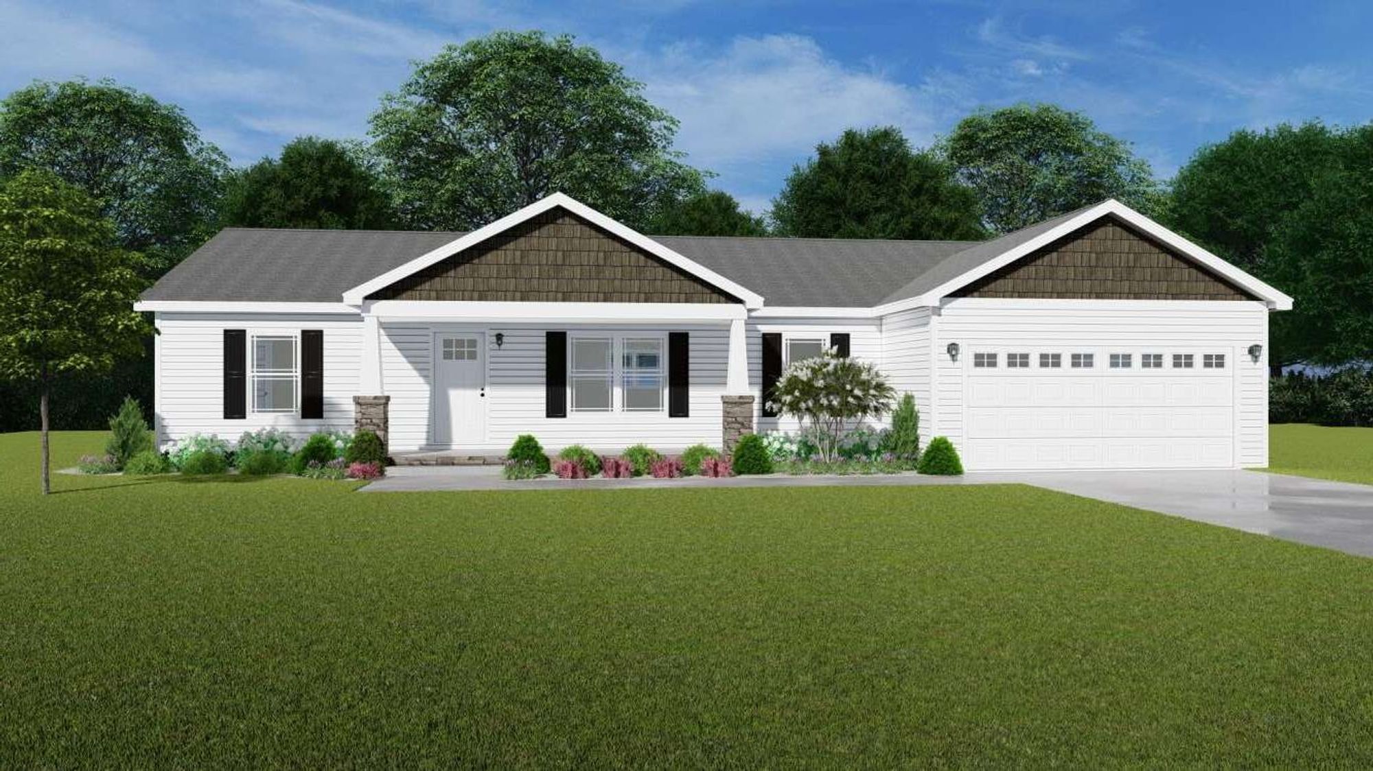 Long single-story house option