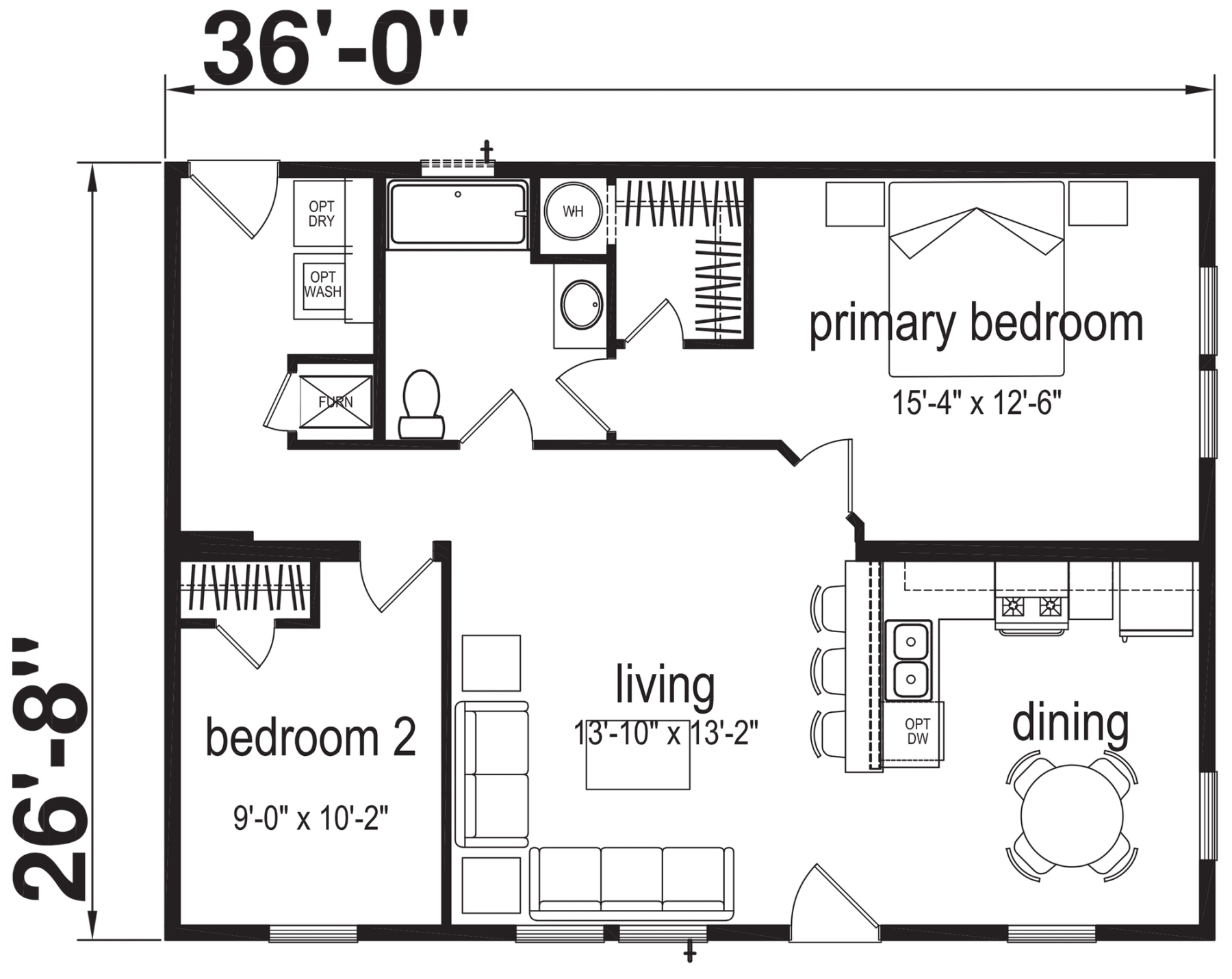 Noble N01 standard floor plan