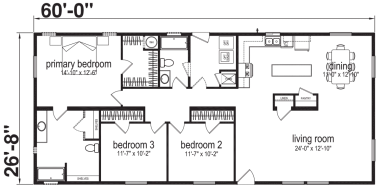 Noble N10 standard floor plan