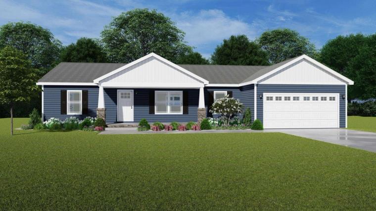 Long single-story house option
