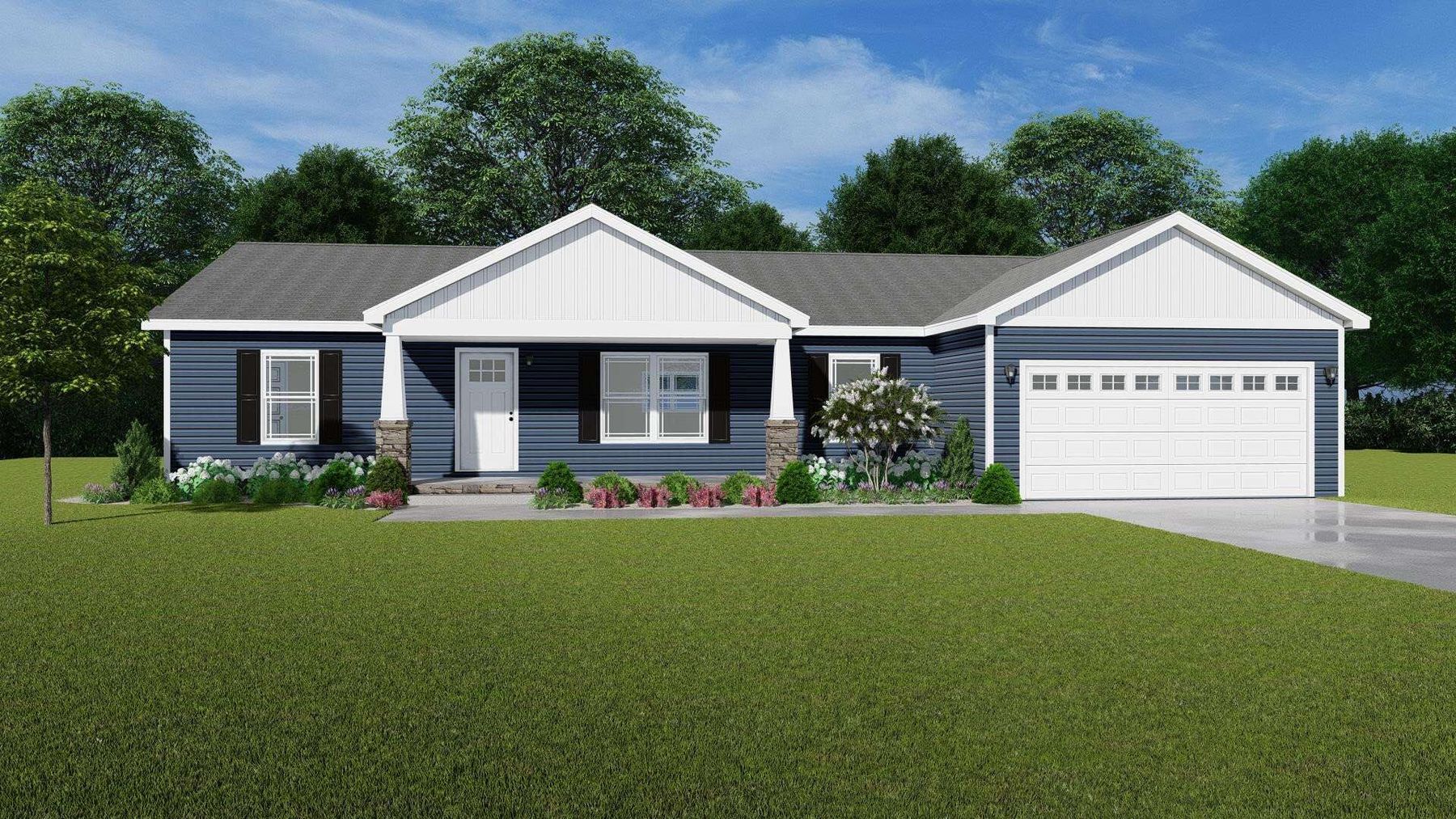 Long single-story house option