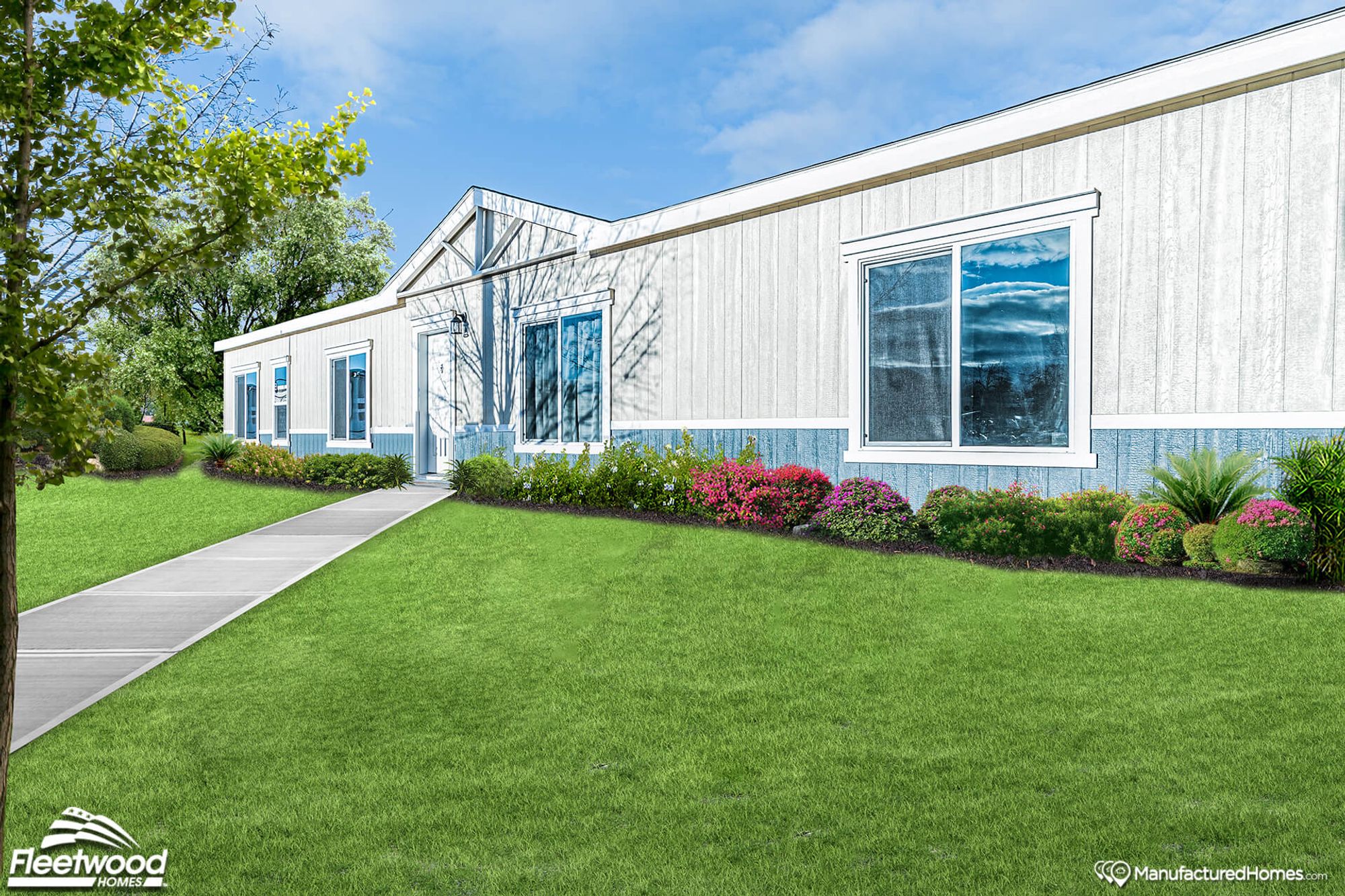 Long single-story house option