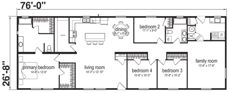 Noble N13 default floor plan diagram