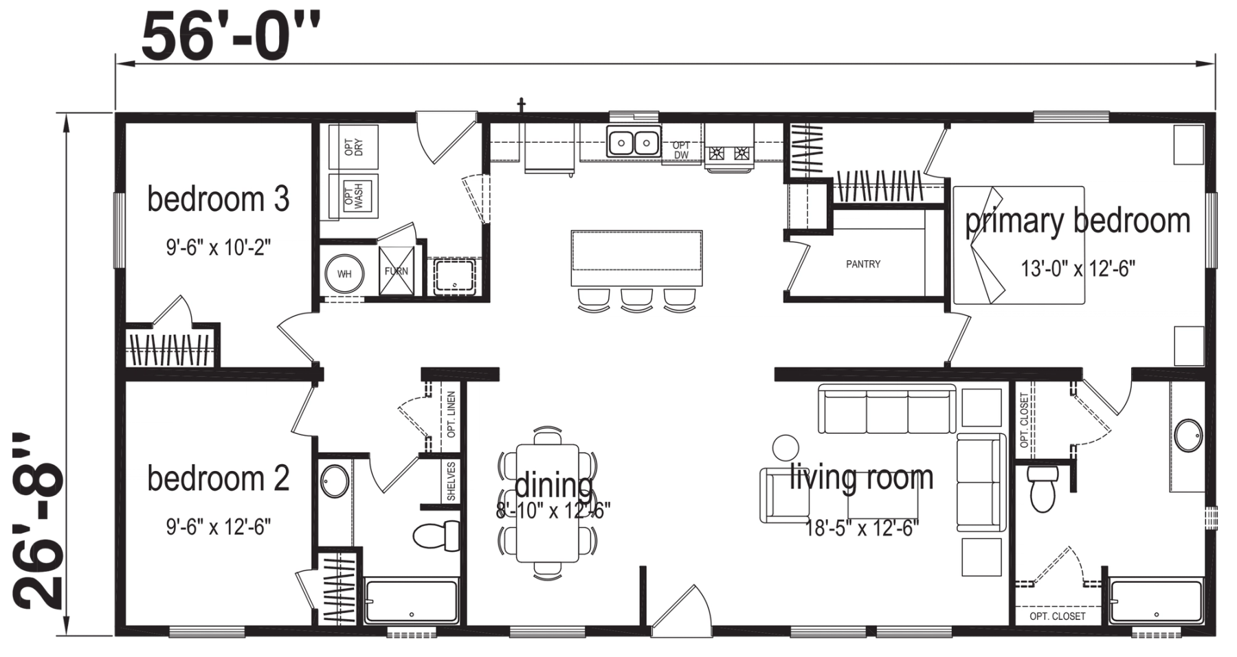 Noble N07 standard floor plan