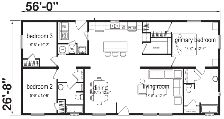 Noble N07 standard floor plan