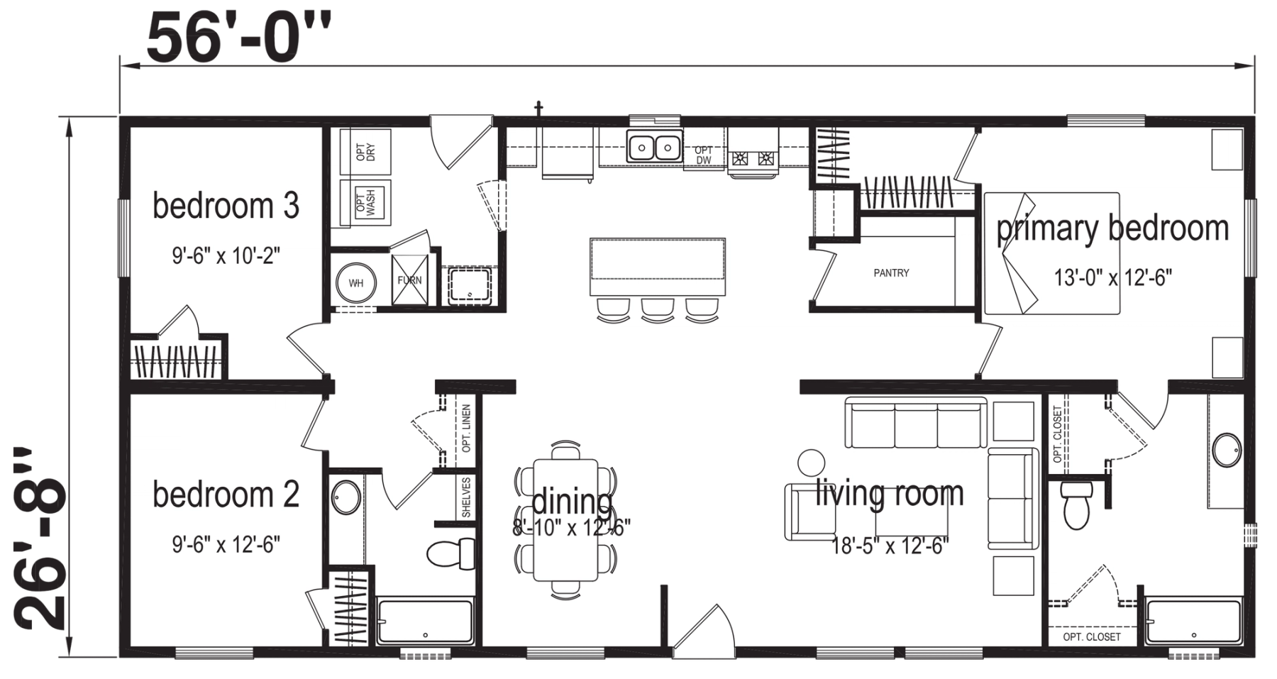 Noble N07 standard floor plan