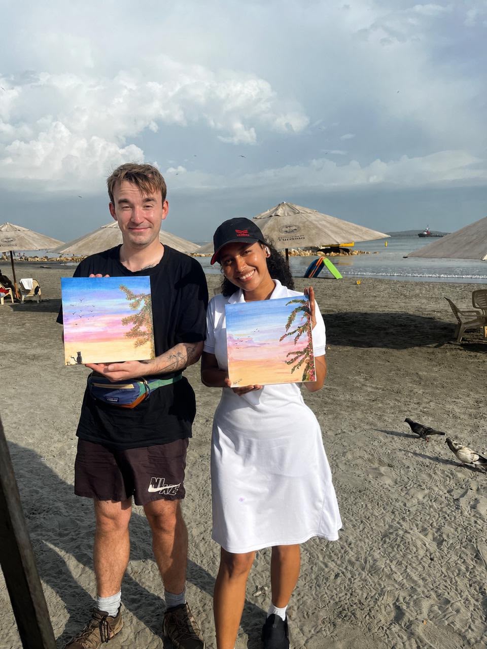 Arte y Brunch frente a la playa