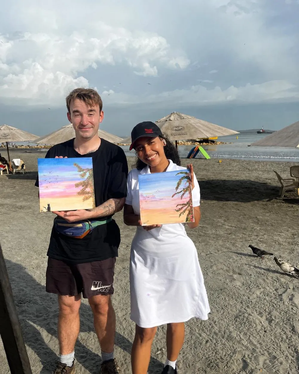 Arte y Brunch frente a la playa