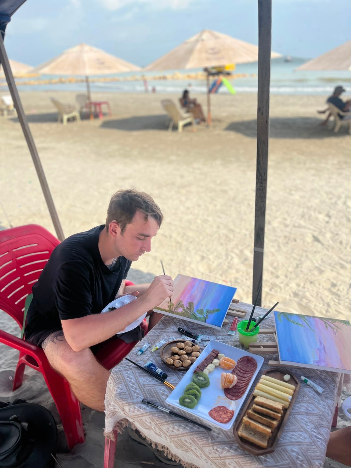 Arte y Brunch frente a la playa