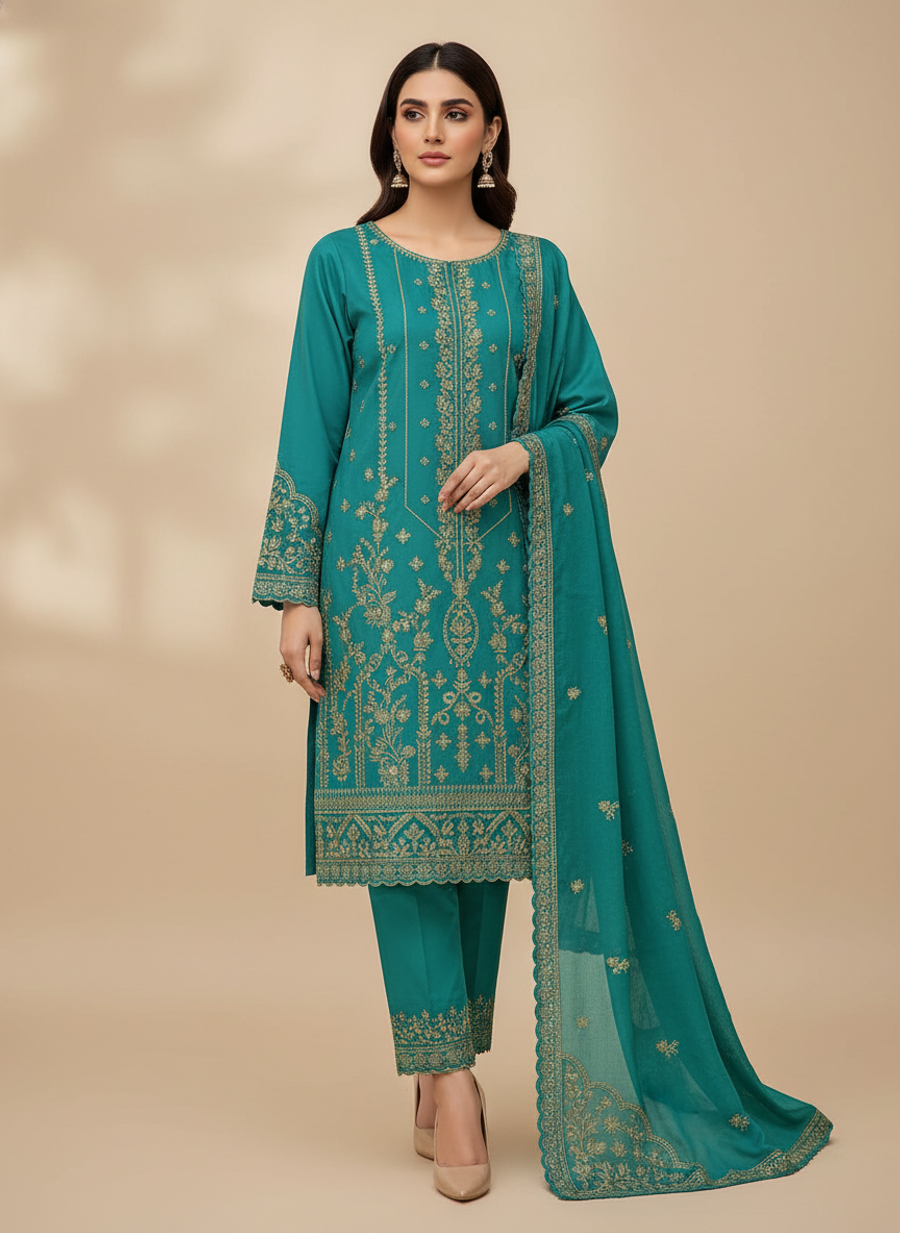 Gulzar-e, Vibrant Teal