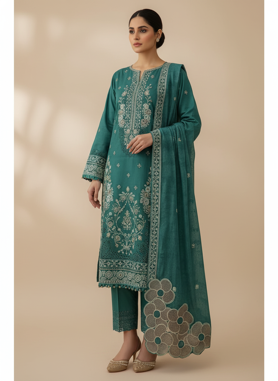 Gul Bahaar II, Emerald Teal