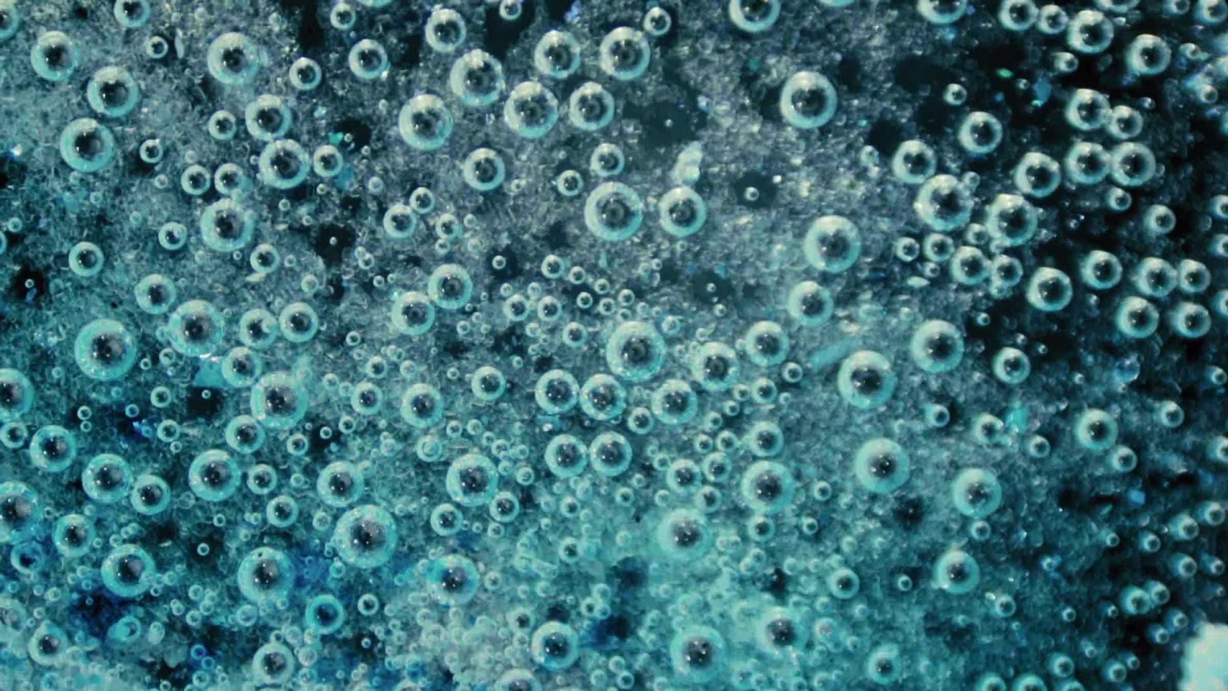 Turbulent seawater