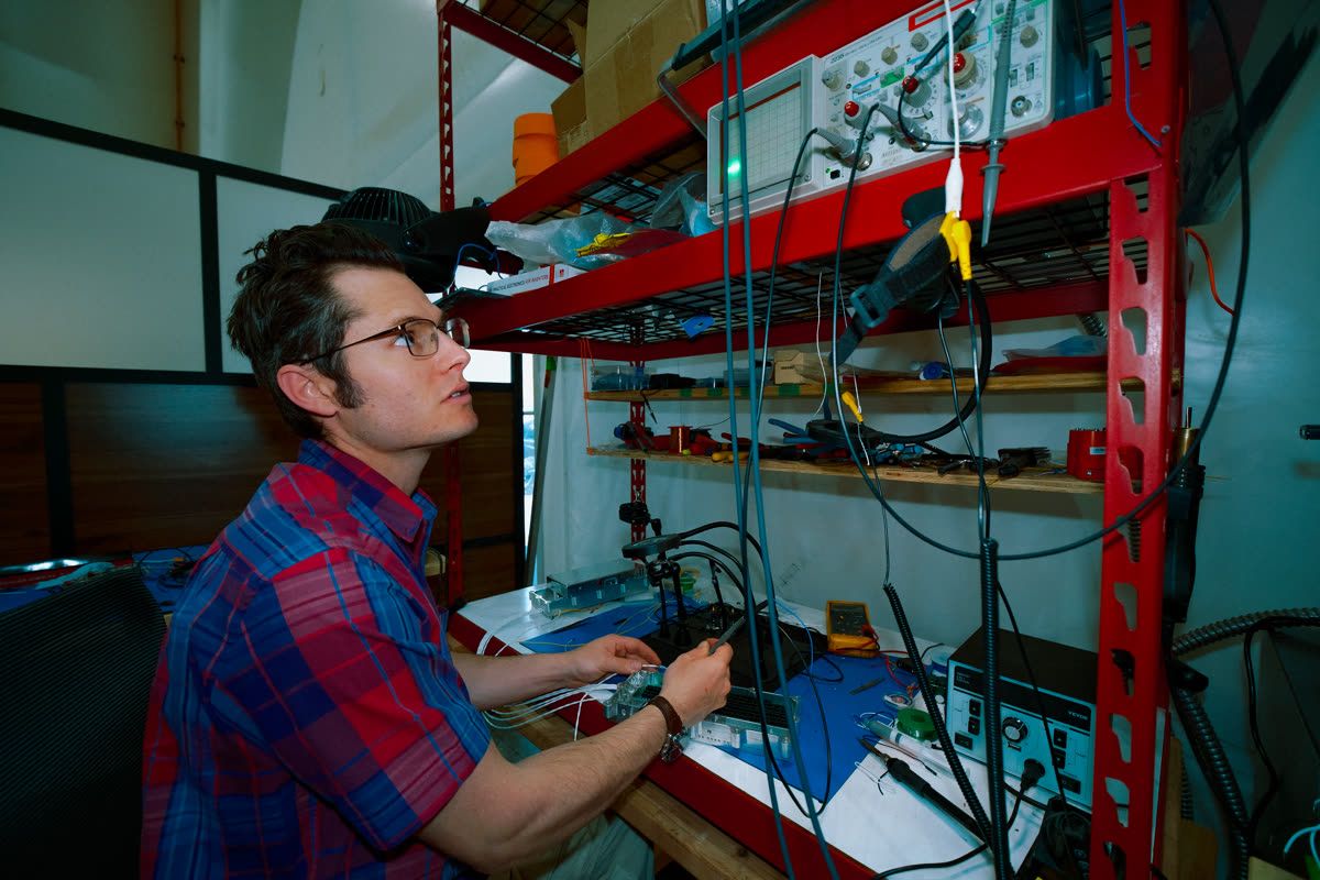 Rocky Schaeper at work