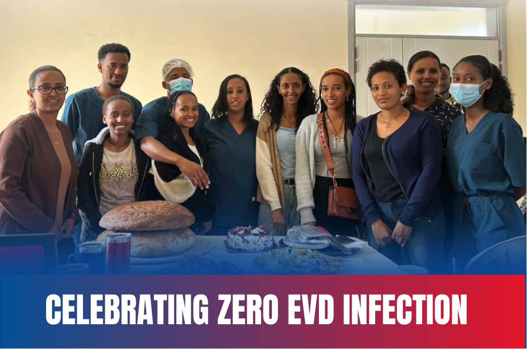13 EVD placements without a single infection.