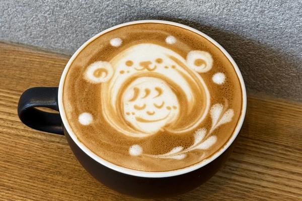本日のラテアート🎨