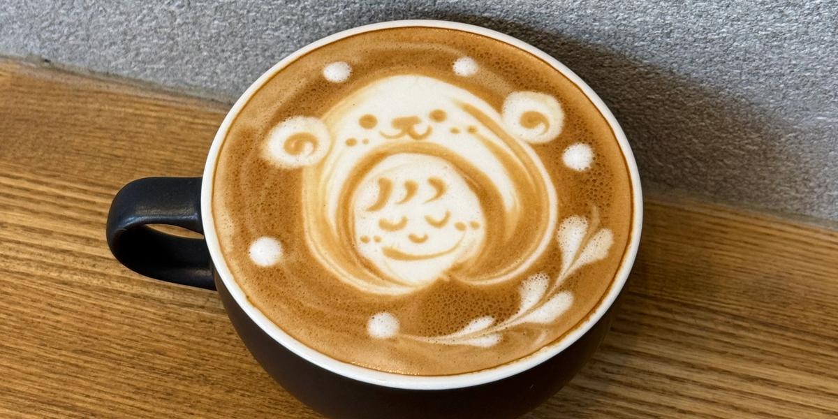 本日のラテアート🎨