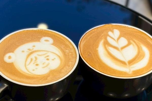 ラテアート☕
