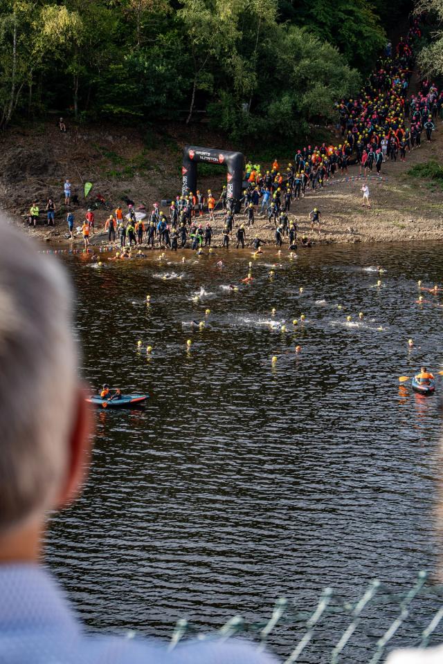 Départ de la natation