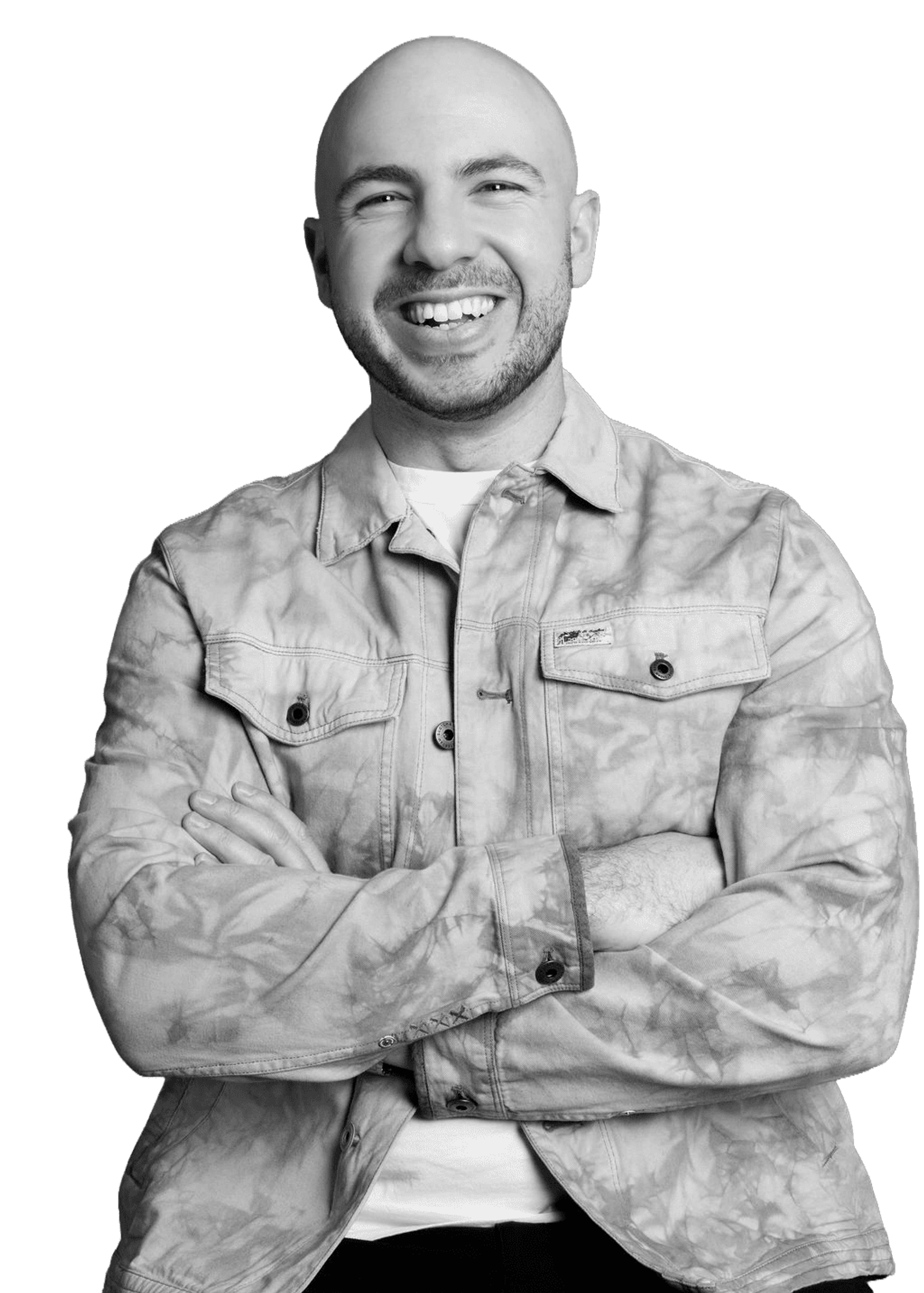 Danny Goldberg smiling with arms crossed