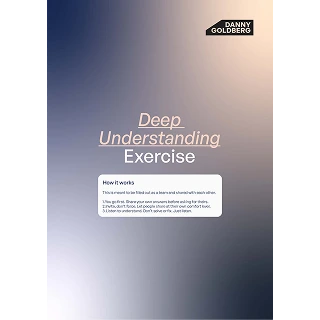 Deeper Understanding Worksheet