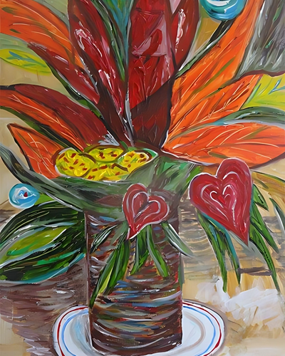 Stillleven boeket Ubut