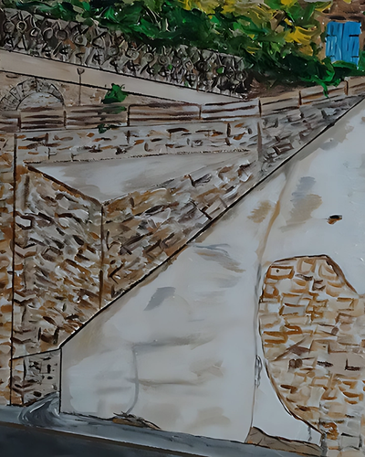 Vue du bar tabac la Cantine a Pont de Barret