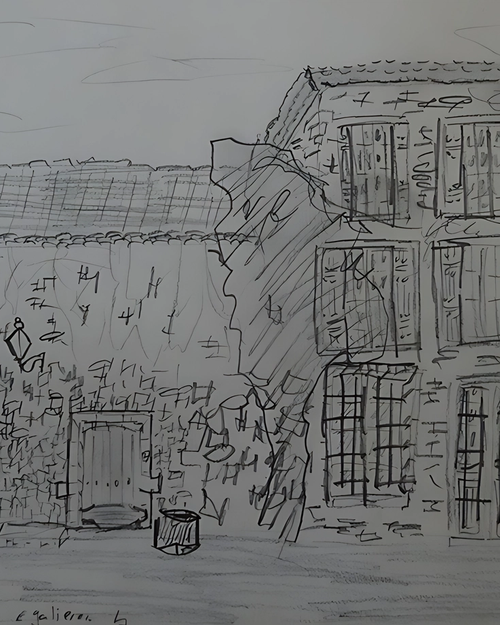 Marie PTT marel domein dans Egaliere