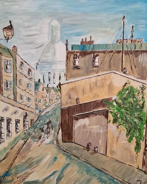 Le Sacrecouer dans Mont Martre