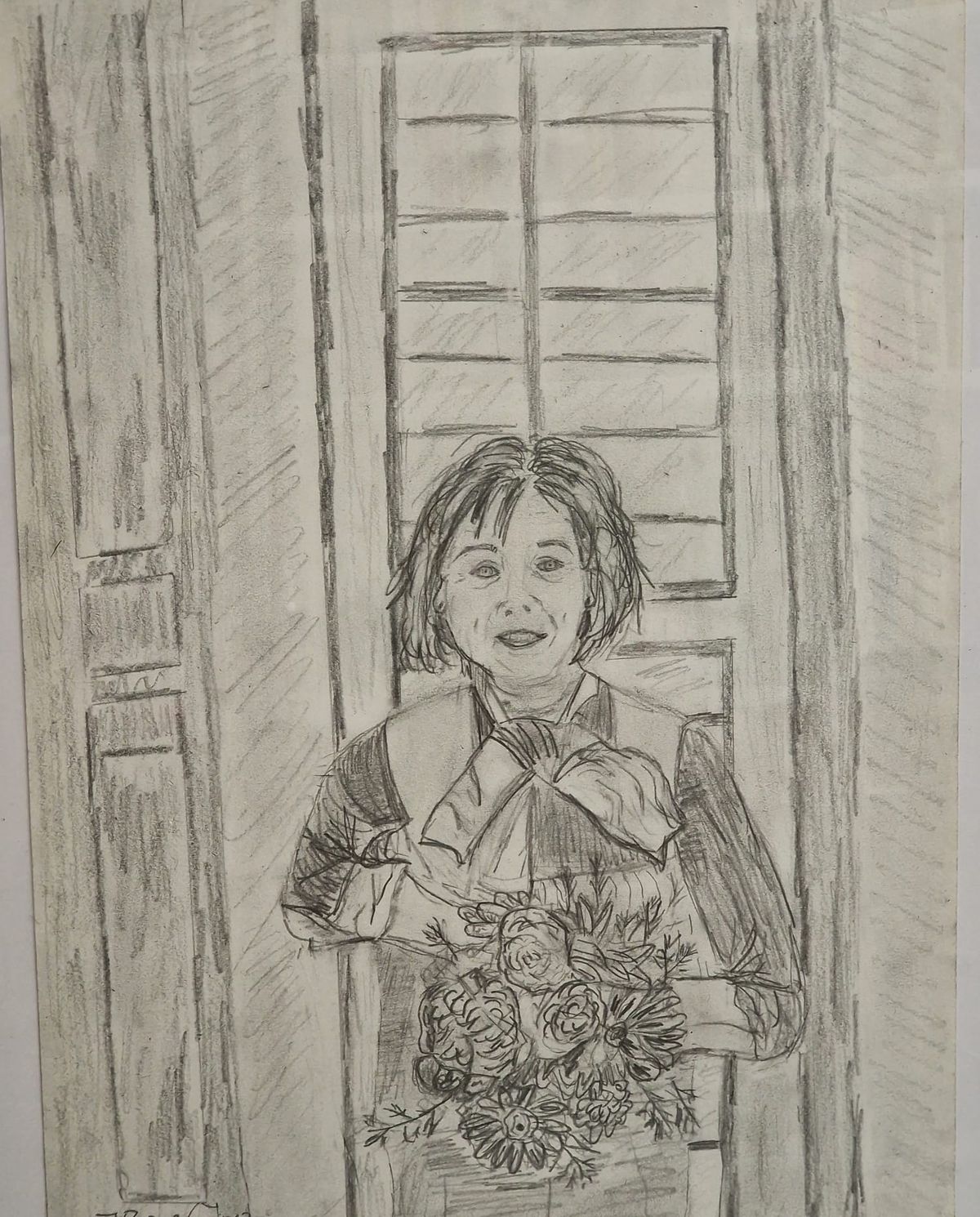 Inez in 17e eeuwse japon uit les impressionist en le Havre