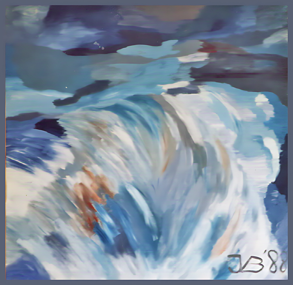 Boeg in golf op de Ierse zee