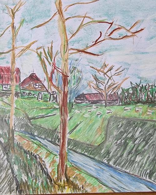 Boerderij aan de Dorpsweg Schellinkhout