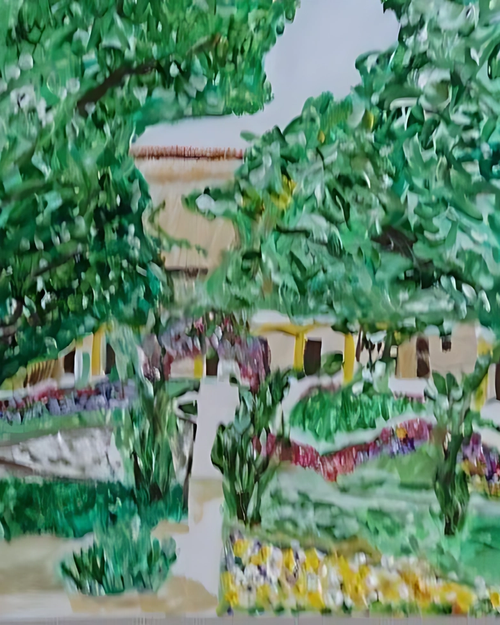 Le jardin de hotel dieu Arles