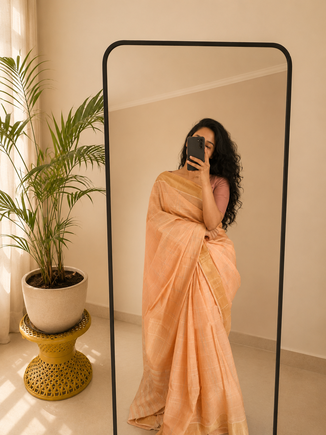 Sana — cotton saree saree