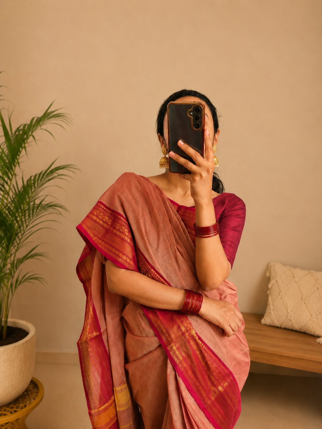 Roja  — cotton handloom saree saree